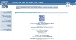 Desktop Screenshot of fondazione-erede.org